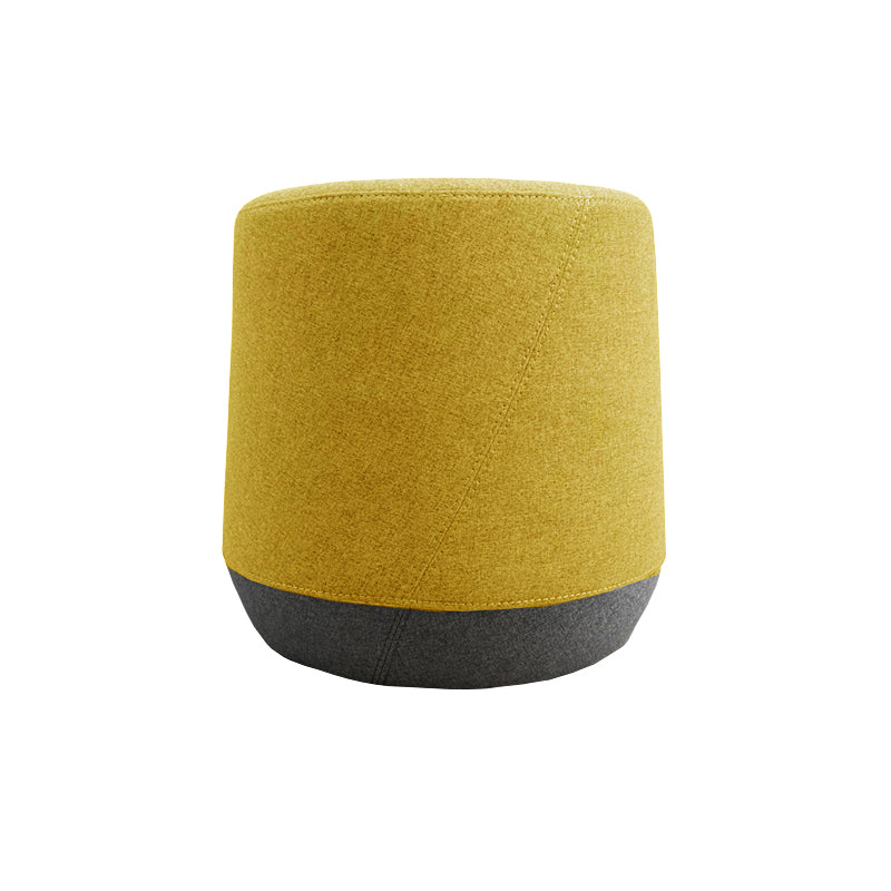 Pouf Soft Seating Kyoto S Asiento Mostaza y Base Gris Oscuro
