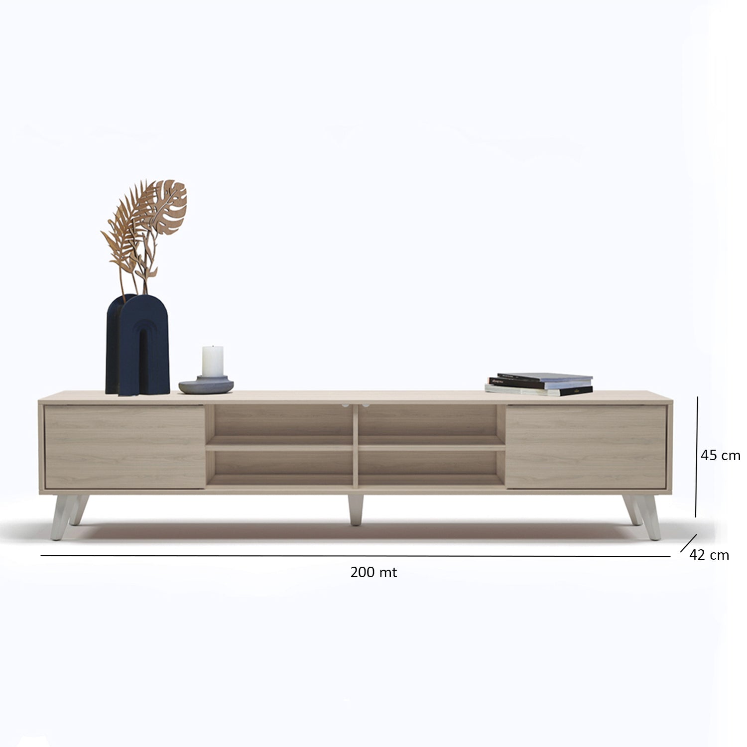 Rack Bajo Atacama EE Nougat - Medular Diseño Rack