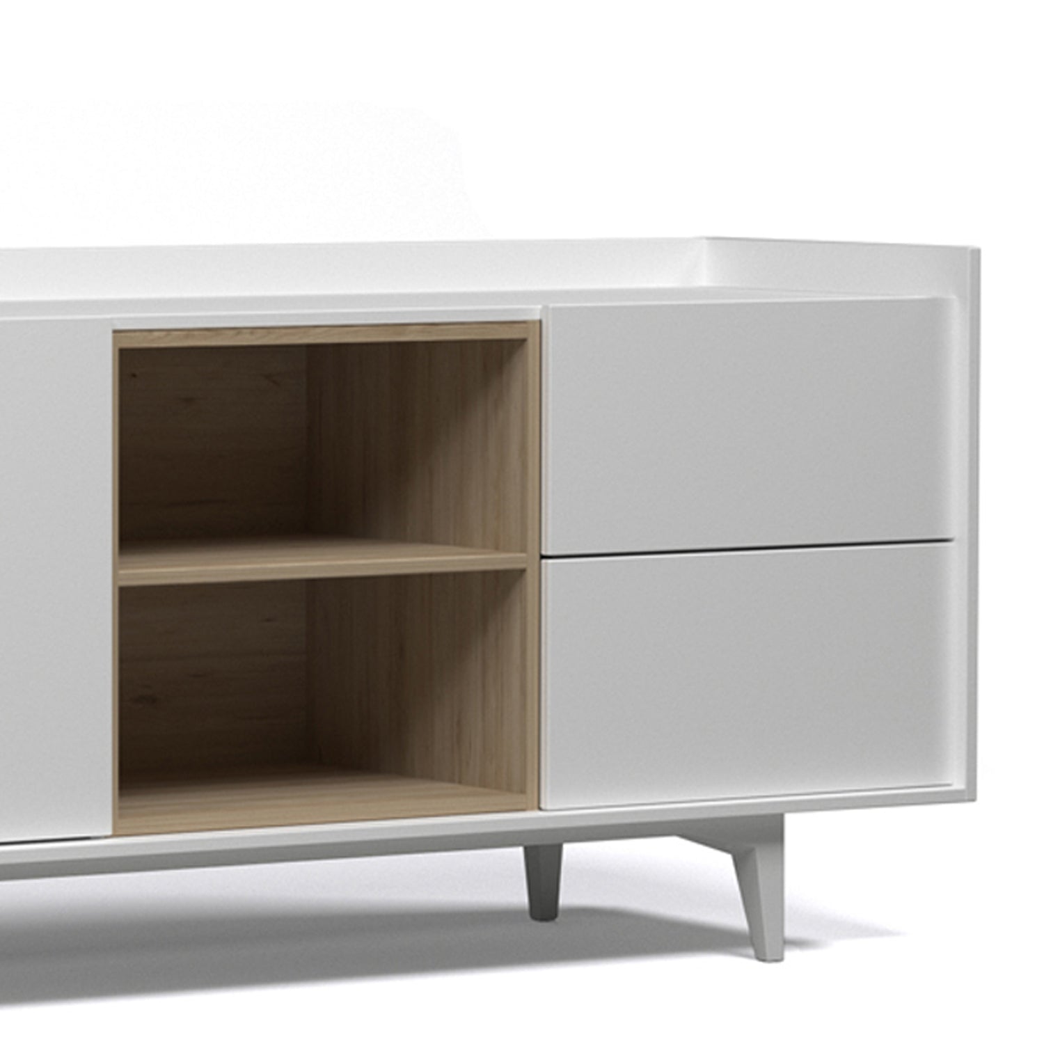 Rack Studio Gris Bruma - Medular Diseño Rack