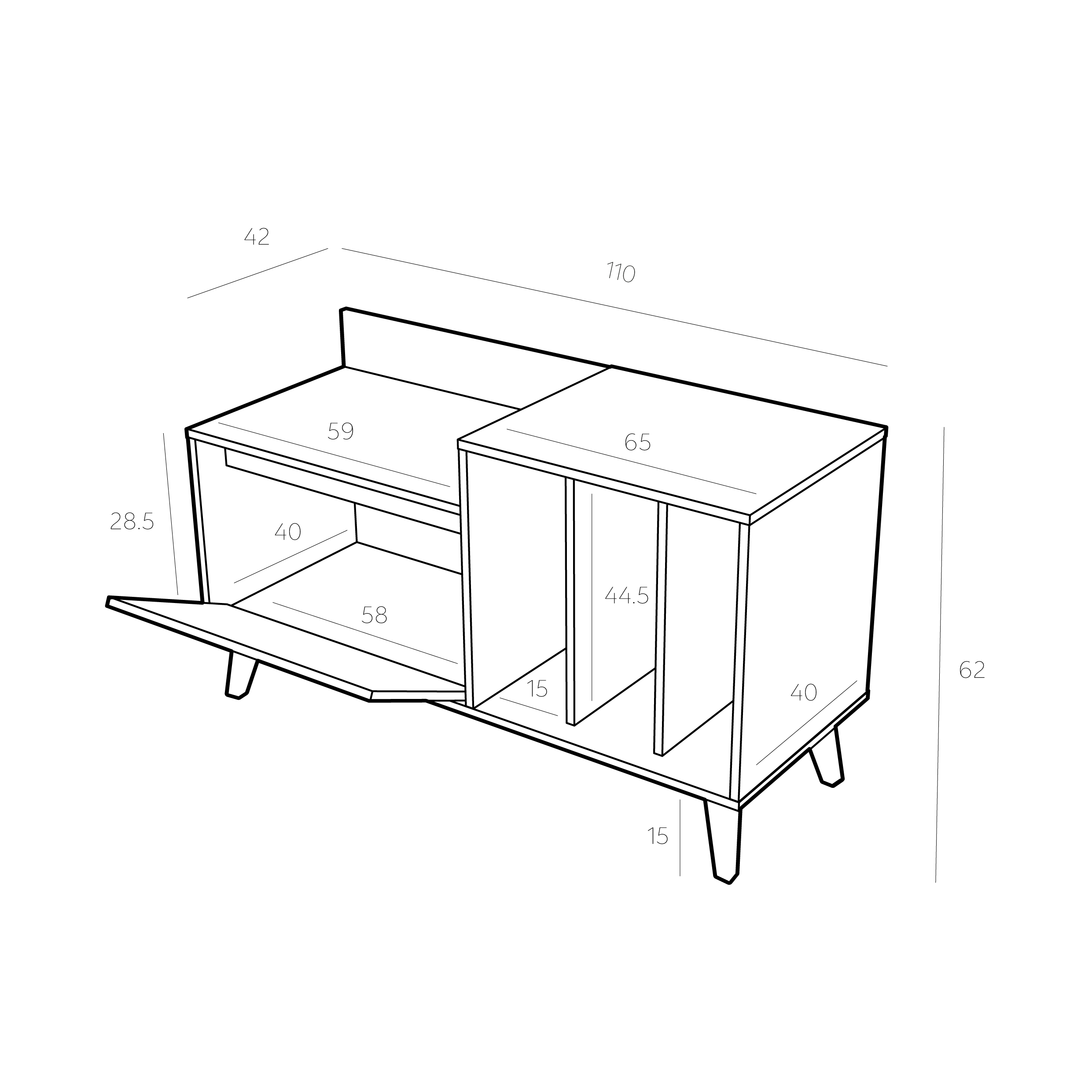 Rack Vinilo Cocoa