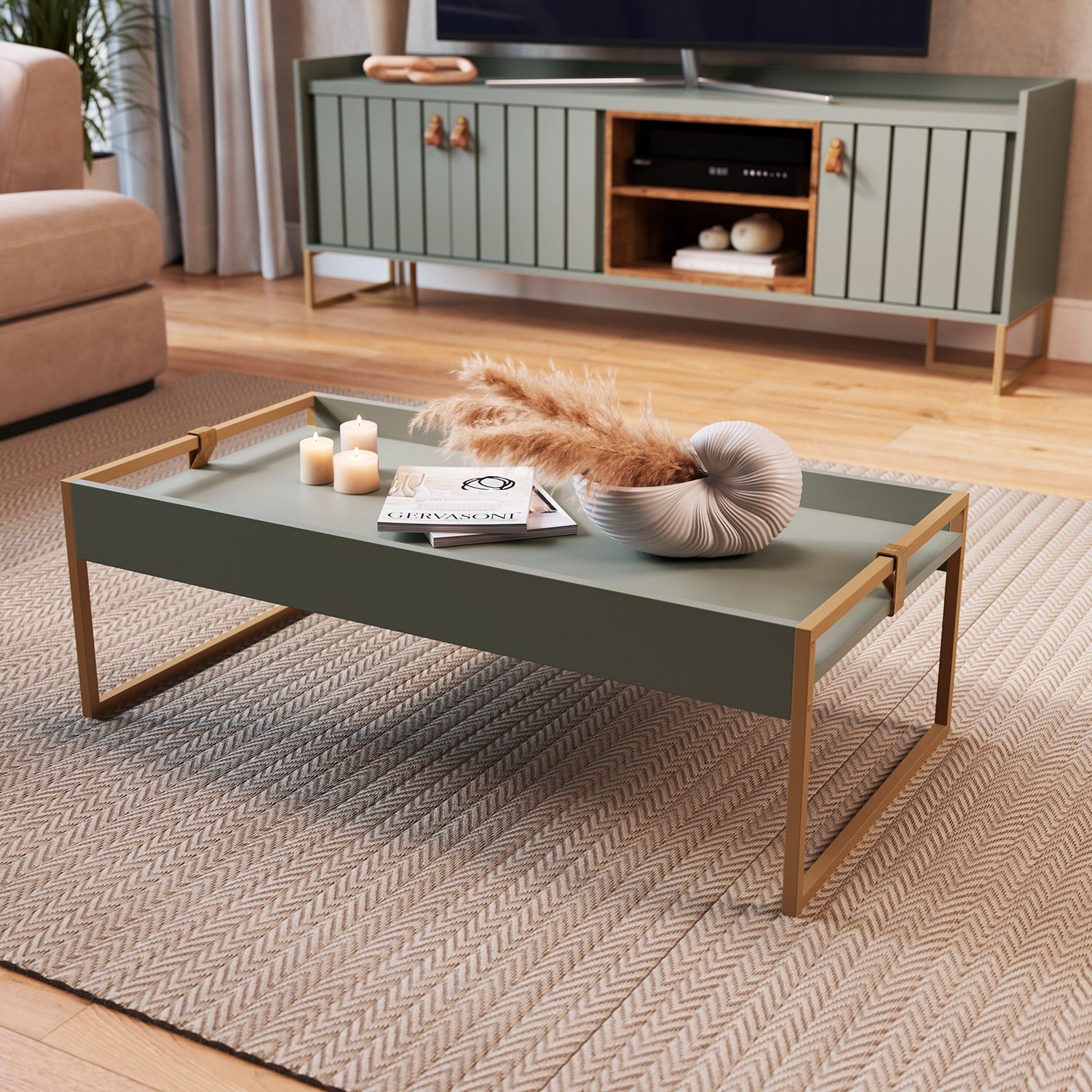 Set de Living Hampton - Medular Diseño Rack