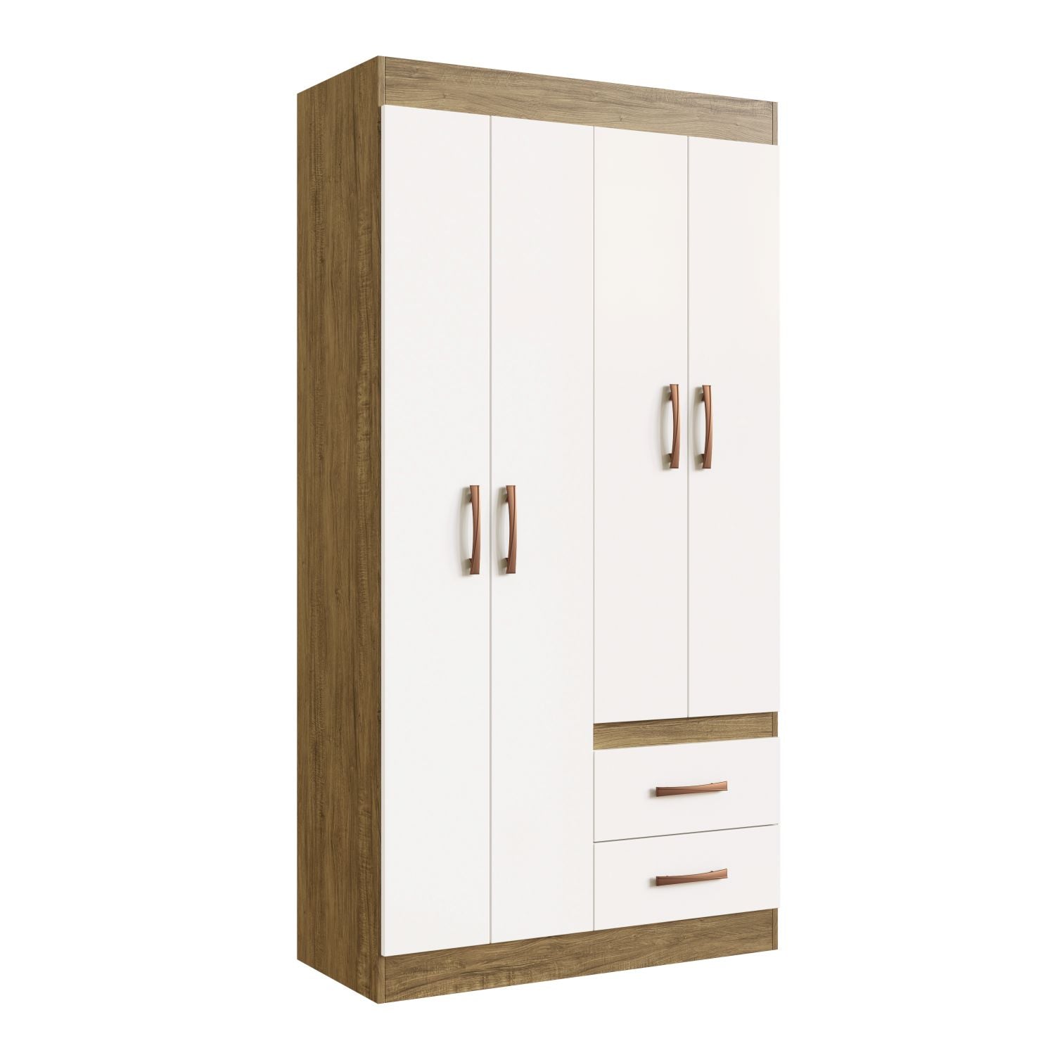 Closet Basic 4 puertas - 2 cajones