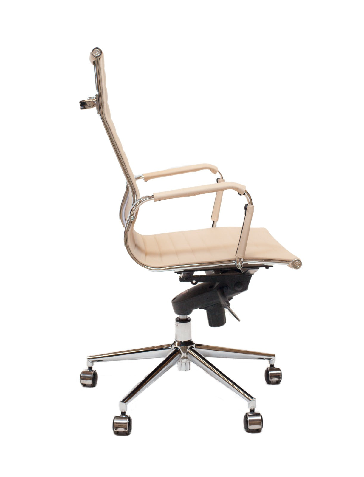Silla oficina Bishop Alta Beige - Medular Diseño Sillas de Escritorio