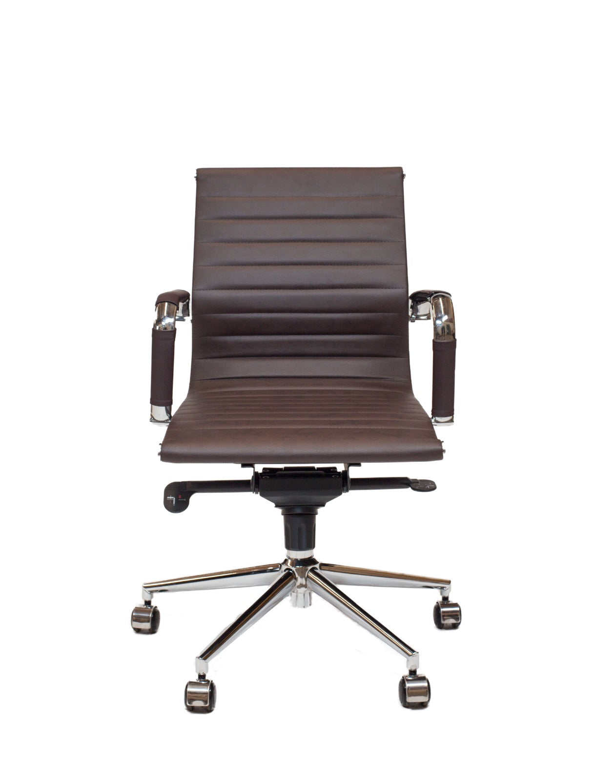 Silla oficina Bishop Baja Brown - Medular Diseño Sillas de Escritorio