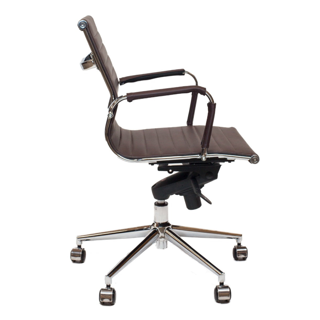 Silla oficina Bishop Baja Brown - Medular Diseño Sillas de Escritorio