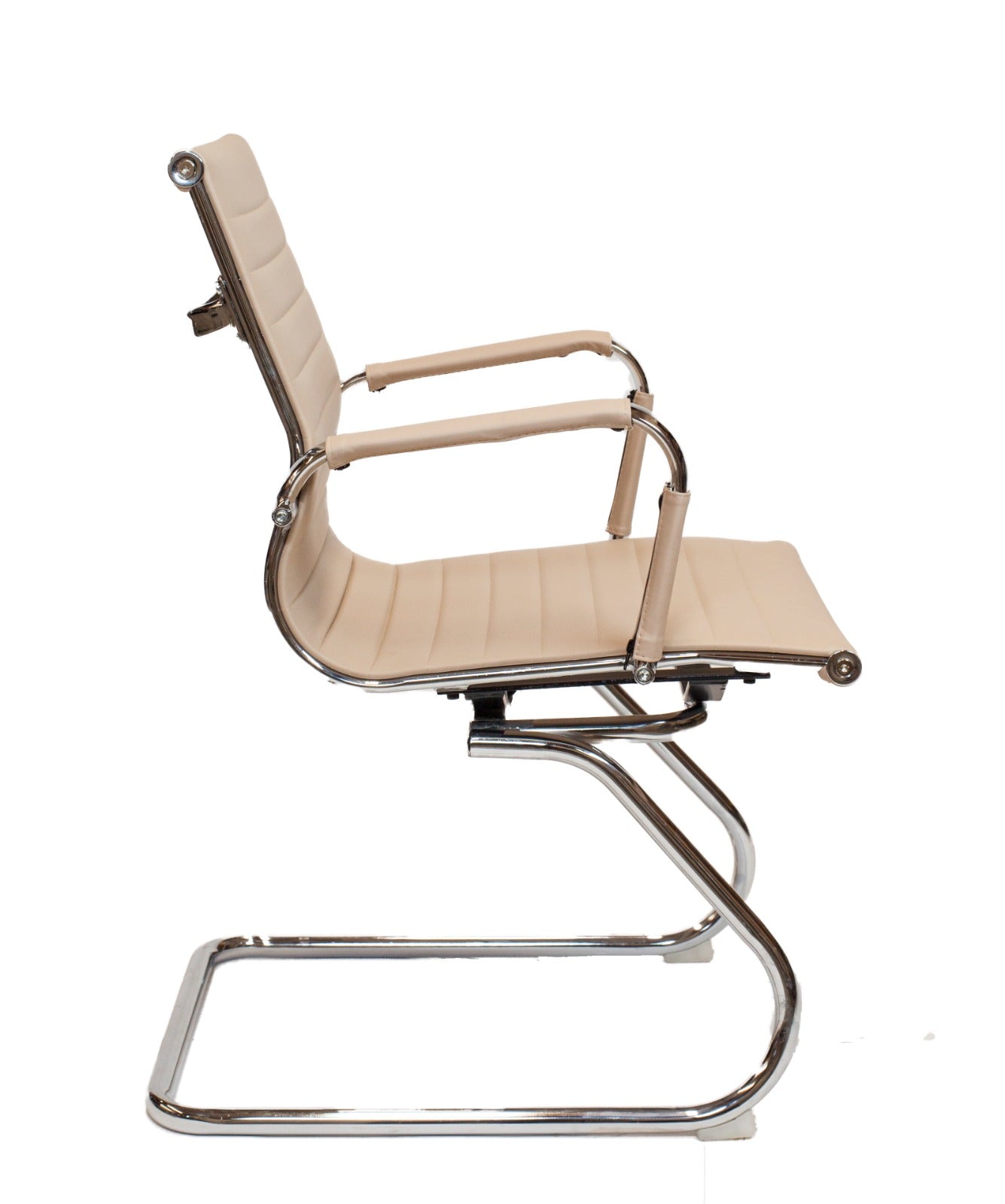 Silla visita Bishop Fija Beige - Medular Diseño Sillas de Escritorio