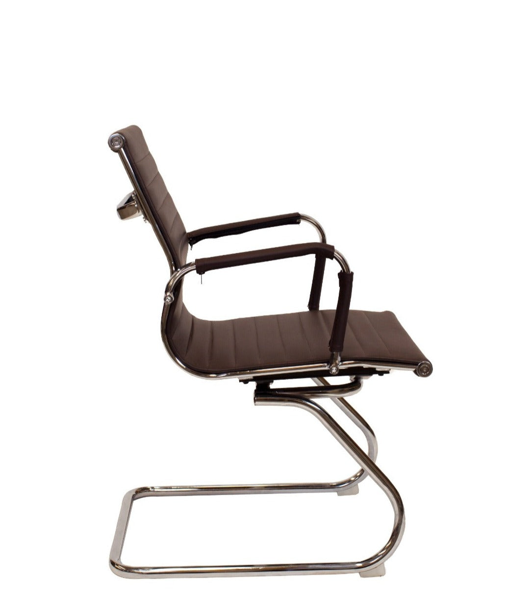 Silla visita Bishop Fija Brown - Medular Diseño Sillas de Escritorio