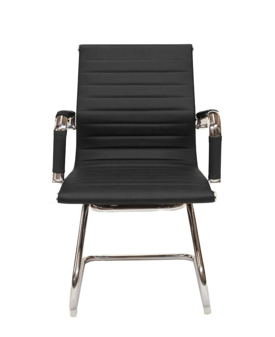 Silla visita Bishop Fija Negra - Medular Diseño Sillas de Escritorio