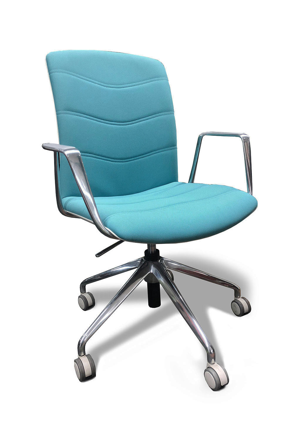 Silla oficina Rachel Cyan