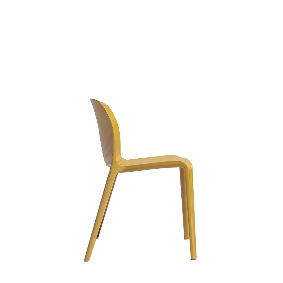 Silla visita Plis Amarilla - Medular Diseño Sillas de Escritorio