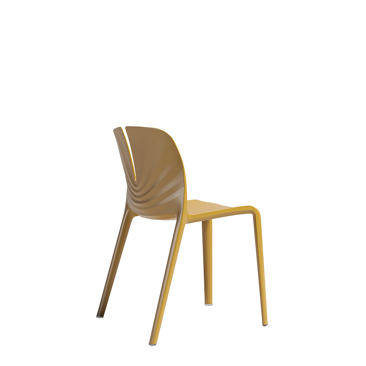 Silla visita Plis Amarilla - Medular Diseño Sillas de Escritorio