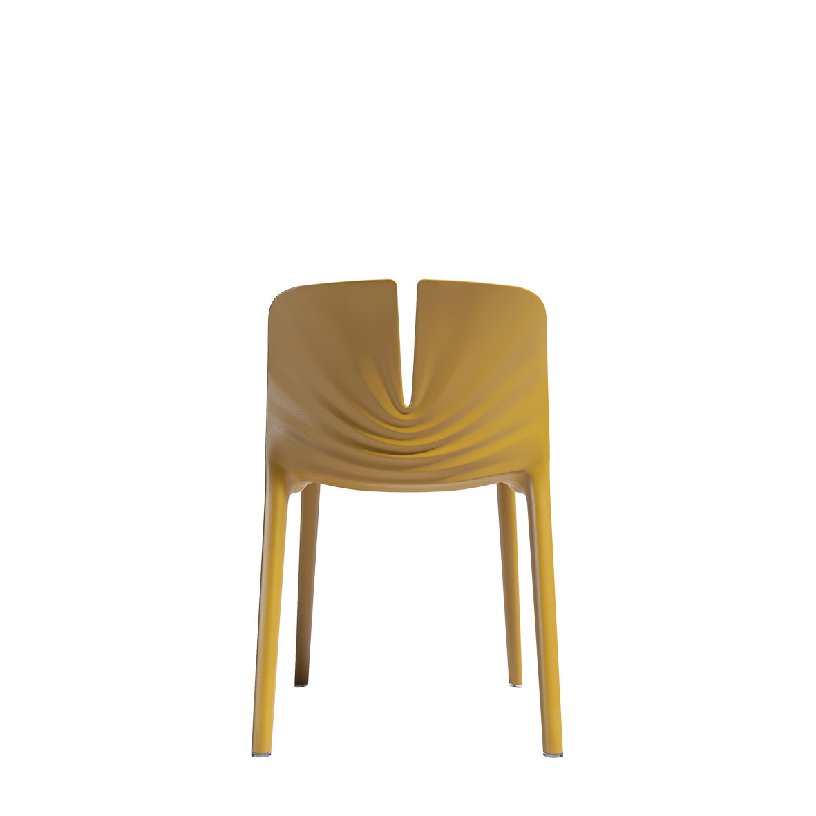 Silla visita Plis Amarilla - Medular Diseño Sillas de Escritorio