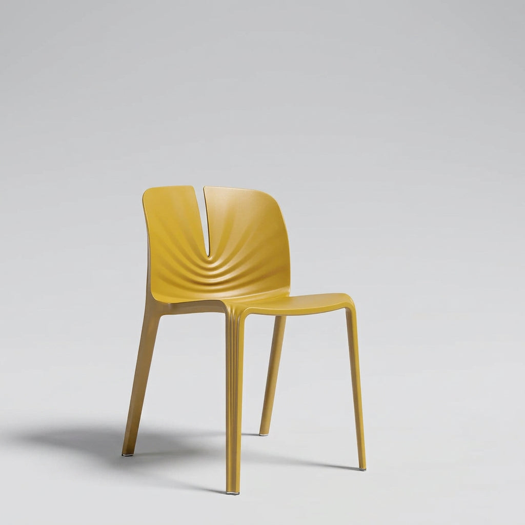 Silla visita Plis Amarilla - Medular Diseño Sillas de Escritorio