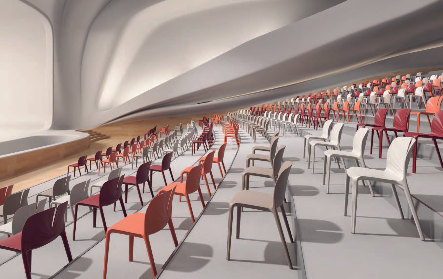 Silla visita Plis Amarilla - Medular Diseño Sillas de Escritorio