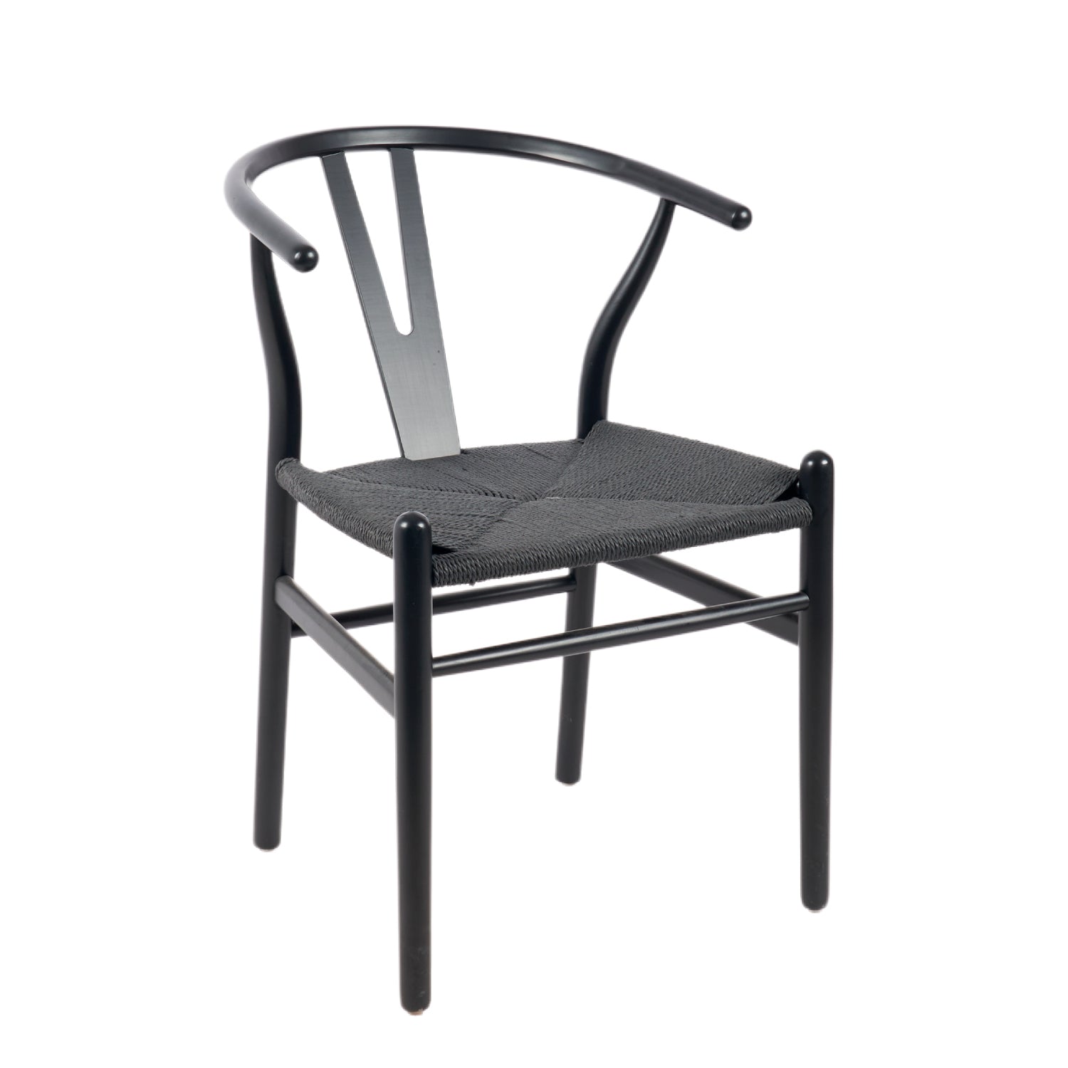 Silla Wishbone Black