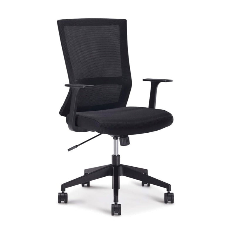 Silla oficina Ejecutiva Iron Plus Negra - Medular Diseño Sillas de Escritorio