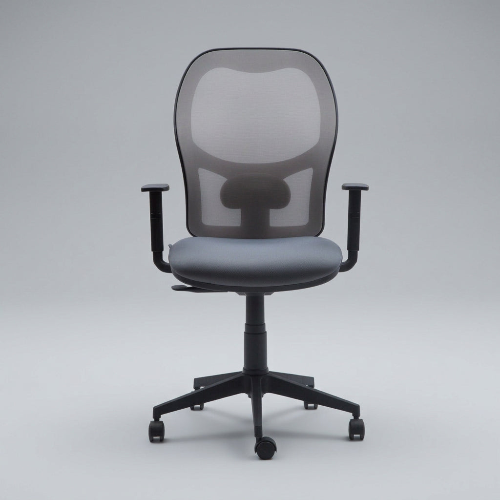 Silla oficina Q3 Gris - Medular Diseño Sillas de Escritorio