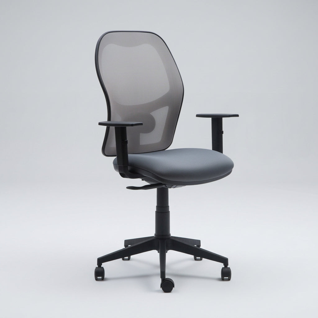 Silla oficina Q3 Gris - Medular Diseño Sillas de Escritorio