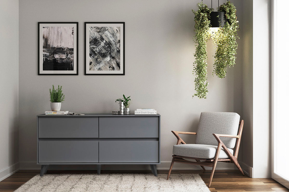 Cómoda Atacama Gris Sombra - Medular Diseño Cómodas