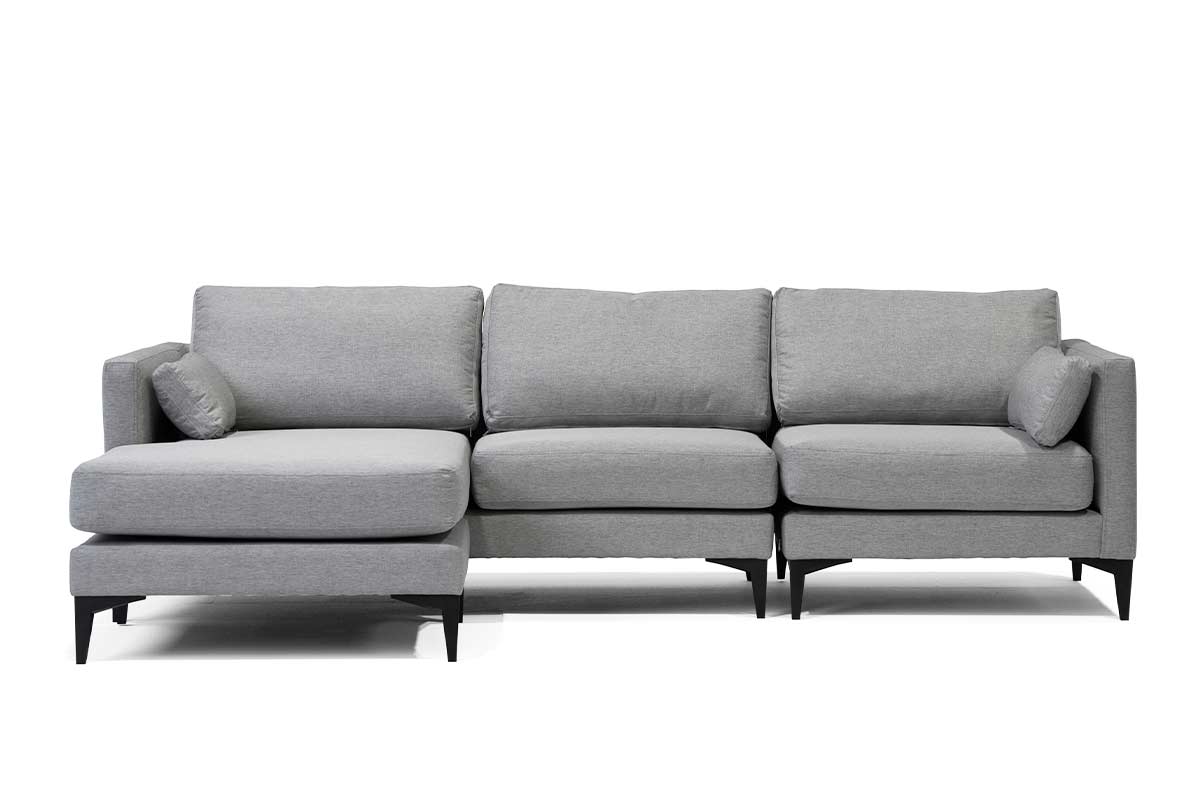 Sofá Seccional Milano Gris - Medular Diseño Sofás