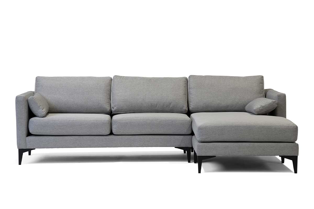 Sofá Seccional Milano Gris - Medular Diseño Sofás