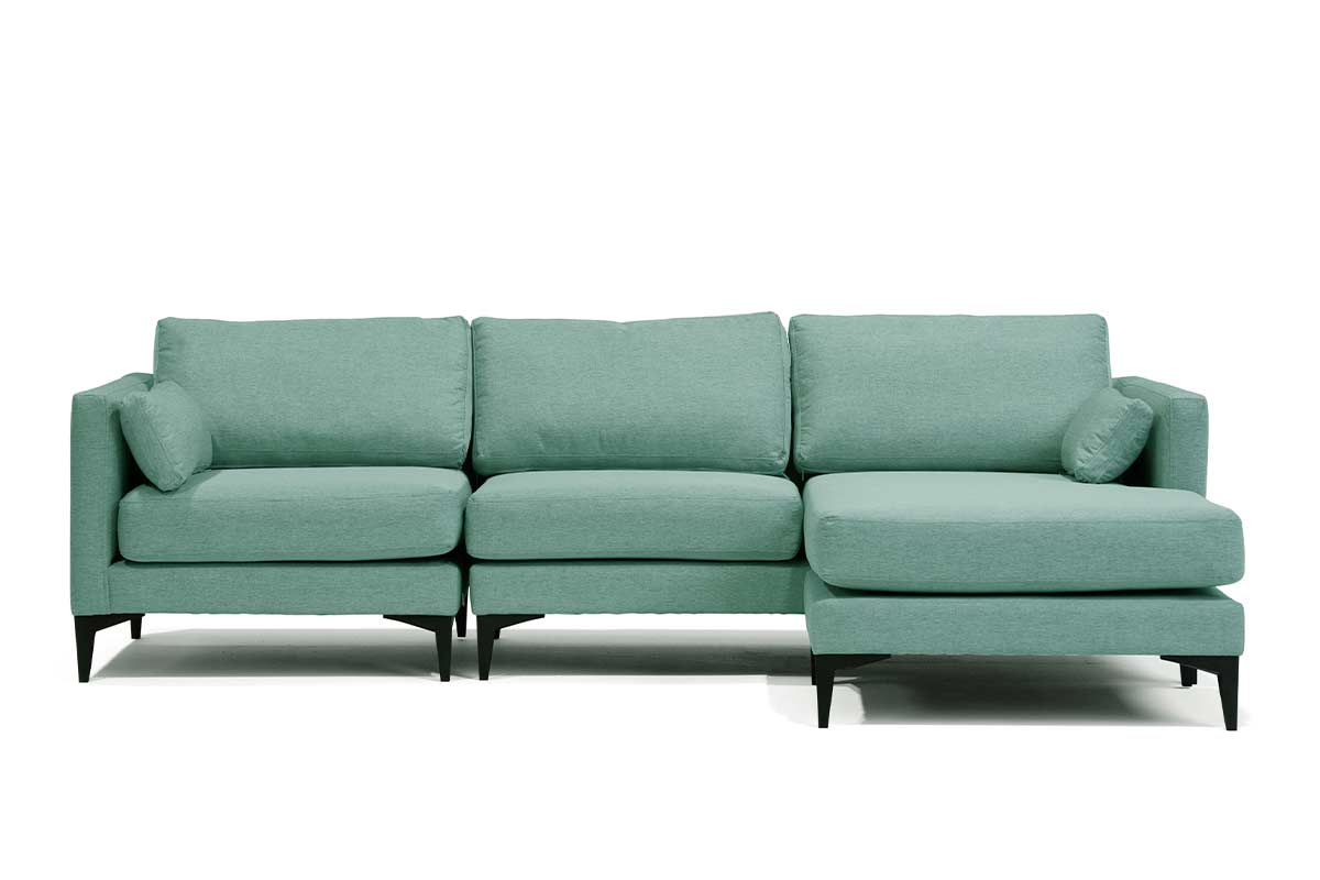 Sofá Seccional Milano Verde - Medular Diseño Sofás