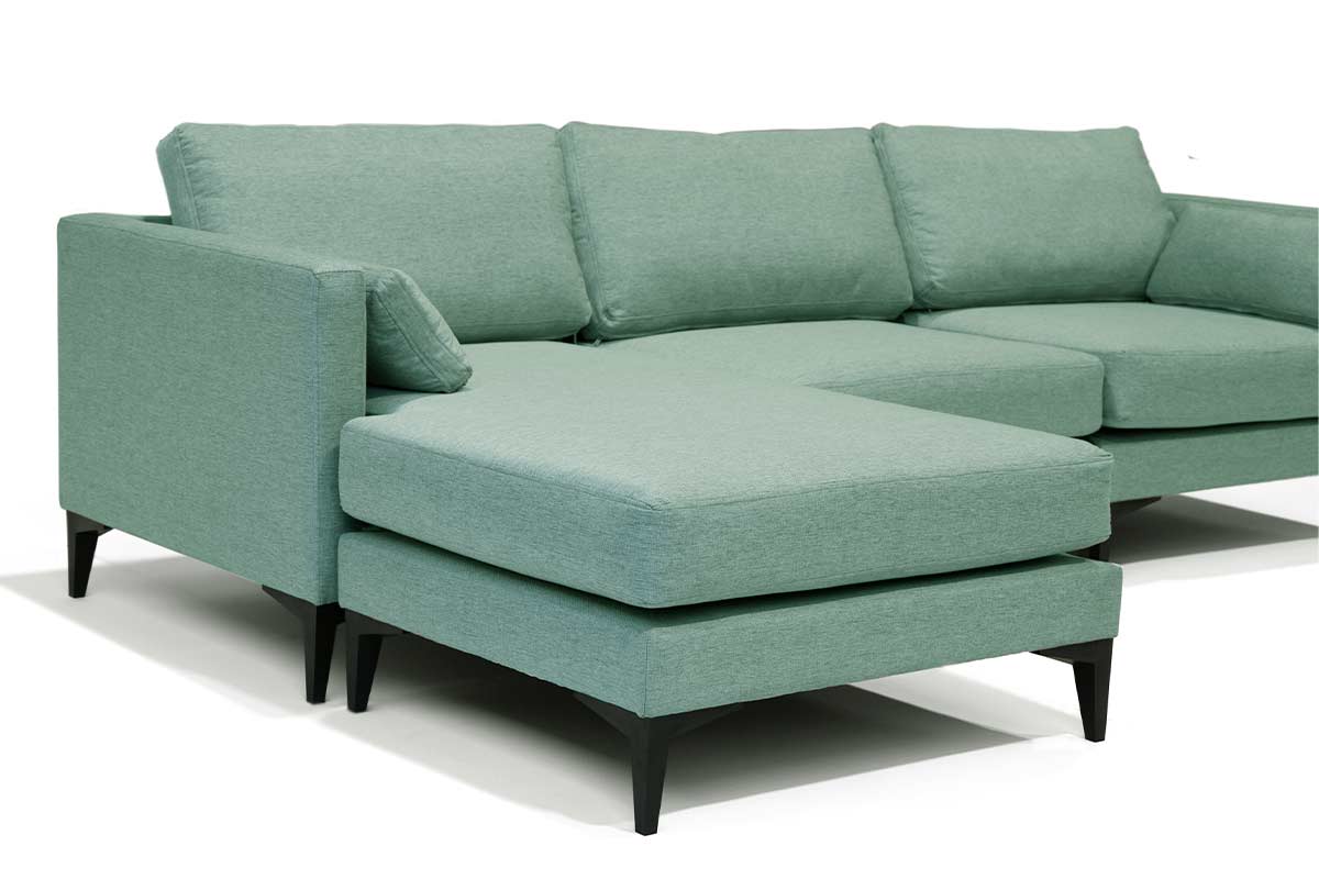 Sofá Seccional Milano Verde - Medular Diseño Sofás