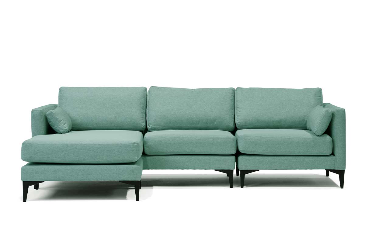 Sofá Seccional Milano Verde - Medular Diseño Sofás