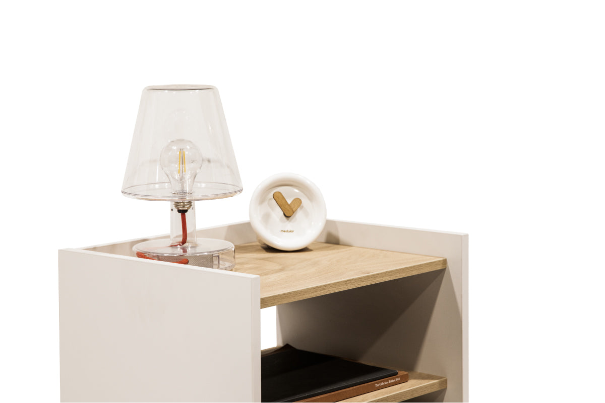 2 Veladores Pop Roble - Medular Diseño Veladores