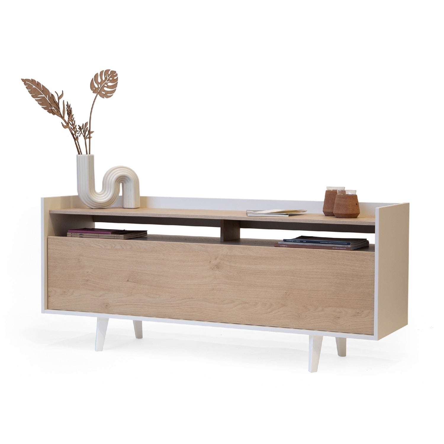 Rack Pop Roble - Medular Diseño Rack