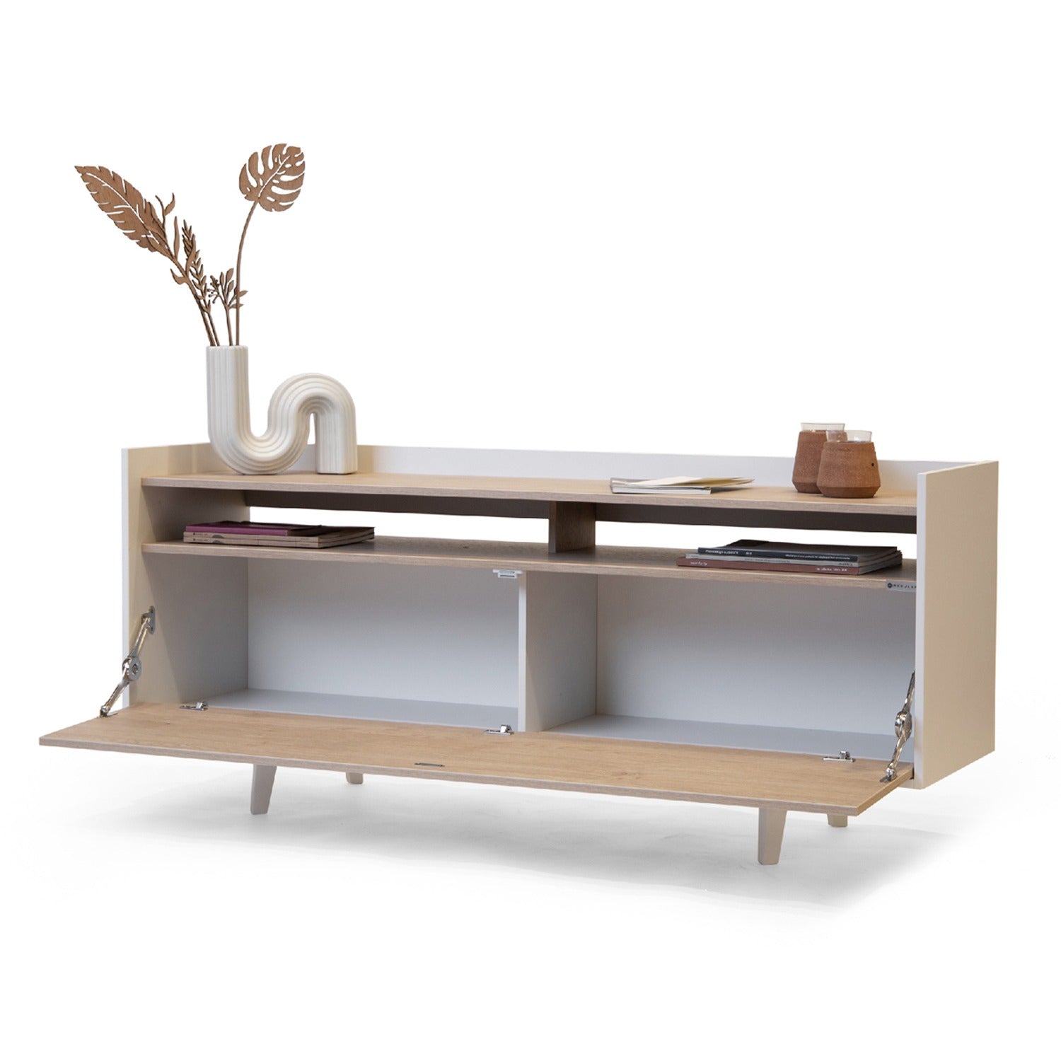 Rack Pop Roble - Medular Diseño Rack