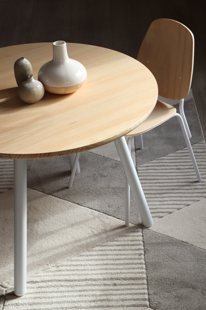 Juego de Comedor Aula Natural 4P + 4 Sillas Aula Natural