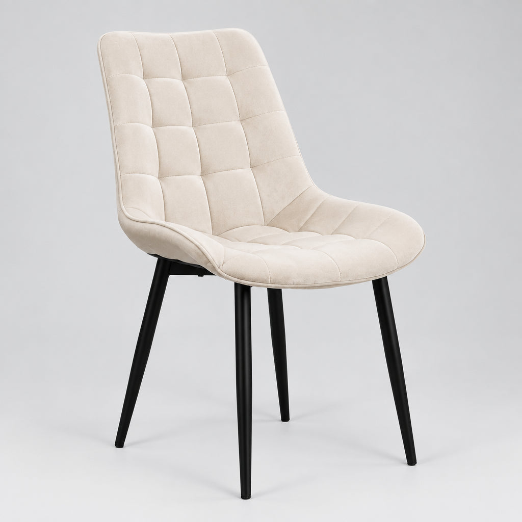 Silla Terciopelo - Beige