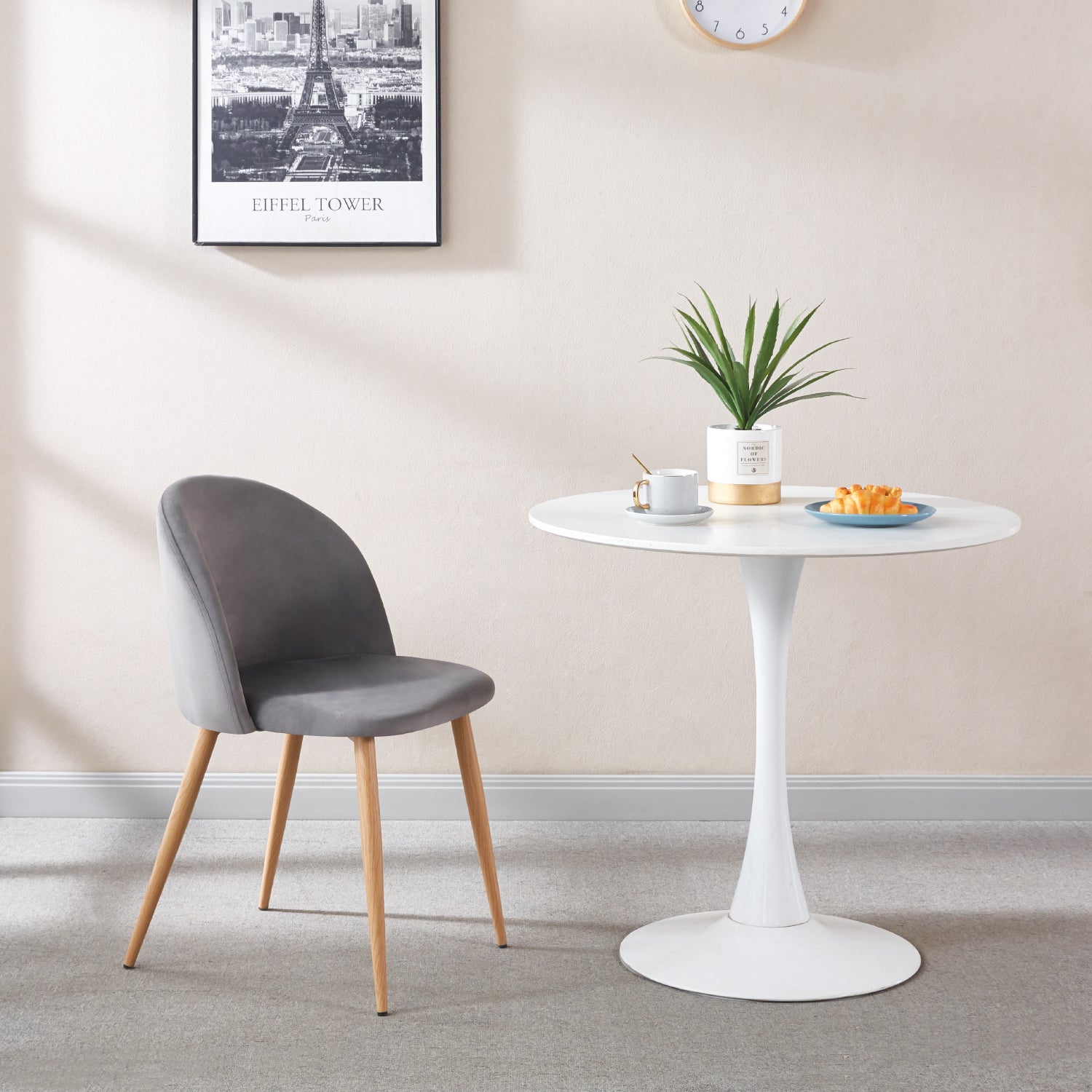 Silla Serena gris - Medular Diseño Sillas de interior