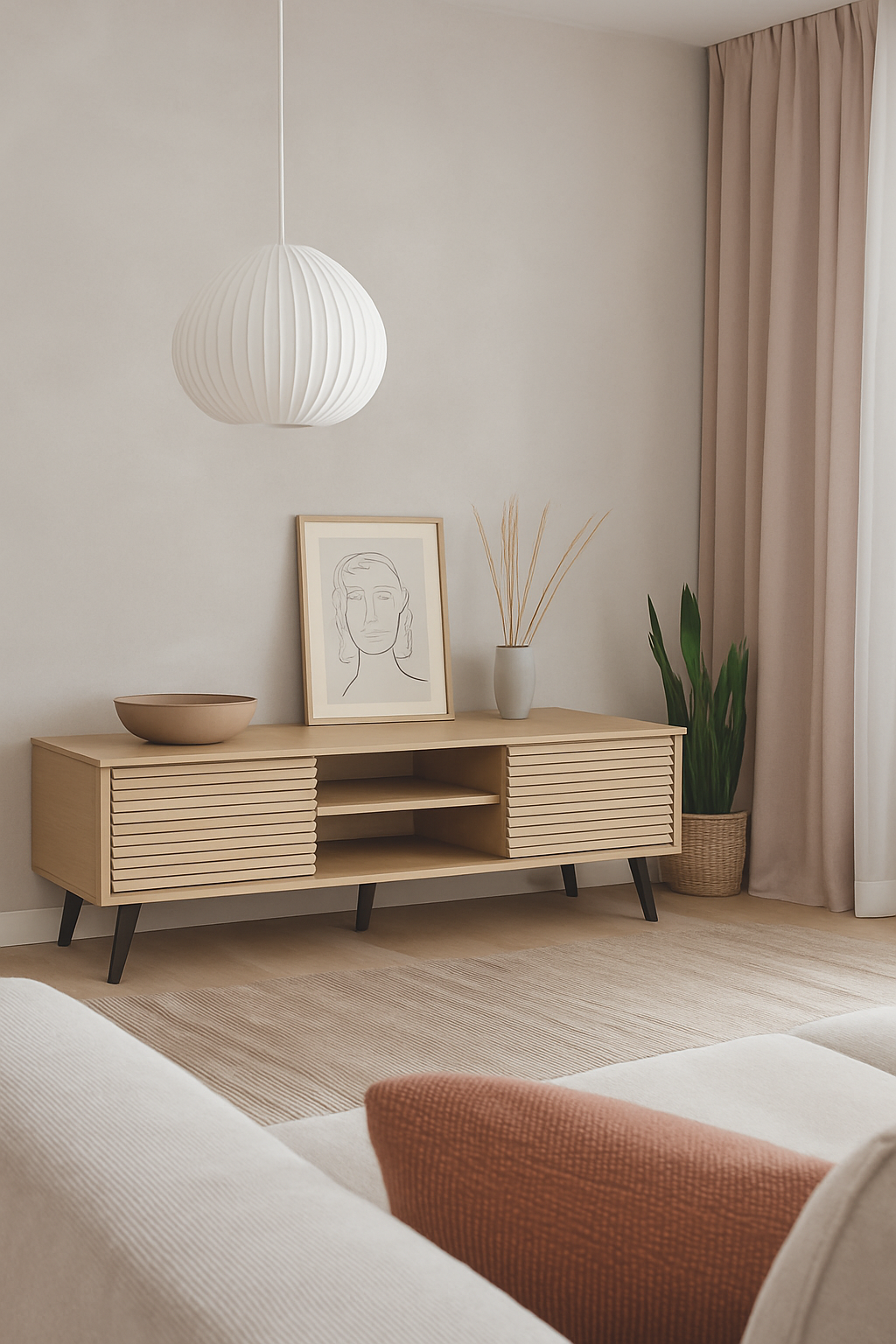 Rack Bajo Atacama Line Roble