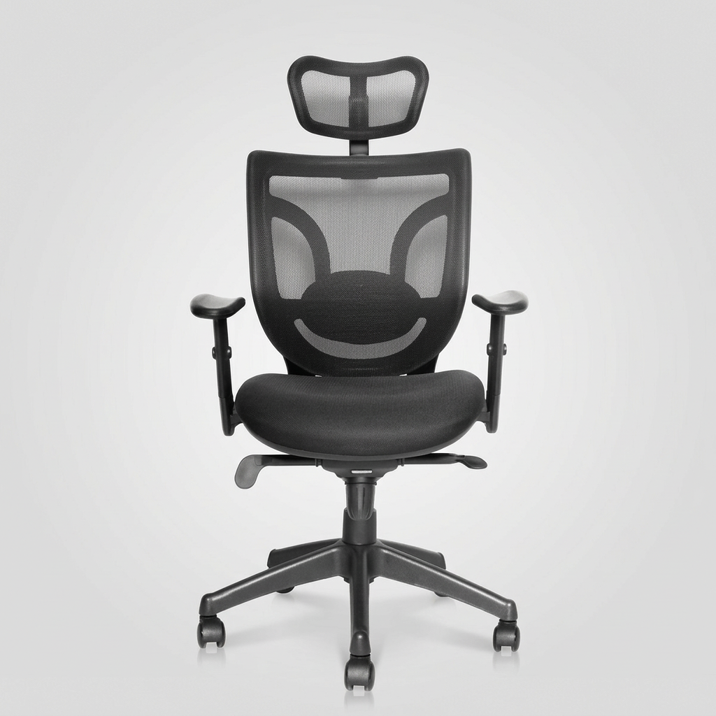 Silla oficina Black con Cabecero