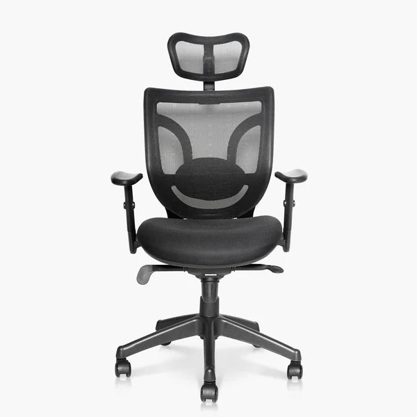 Silla oficina Black con Cabecero - Medular Diseño Sillas de Escritorio