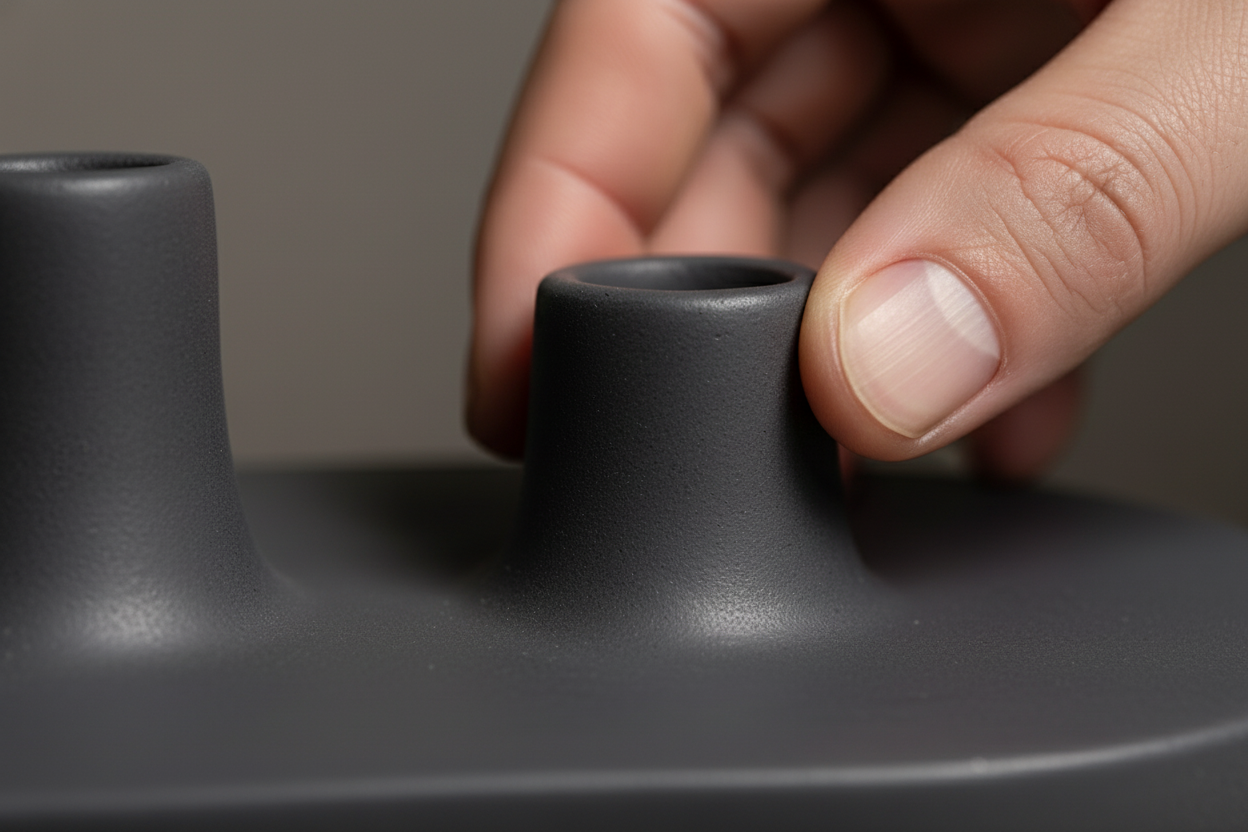 Candelabro Tatio Gris Oscuro - Detalle