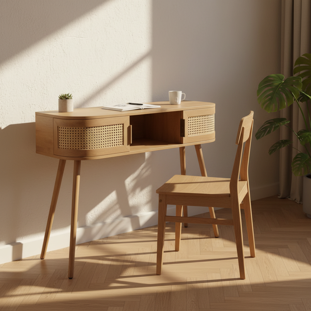 Escritorio Savia Rattan - Foto Ambientada