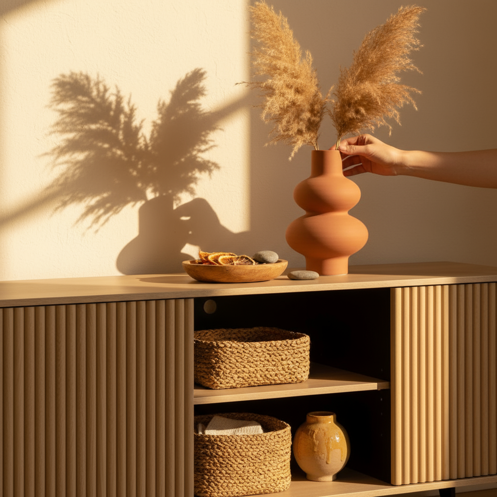 Rack Alto Atacama Line Roble - detalle