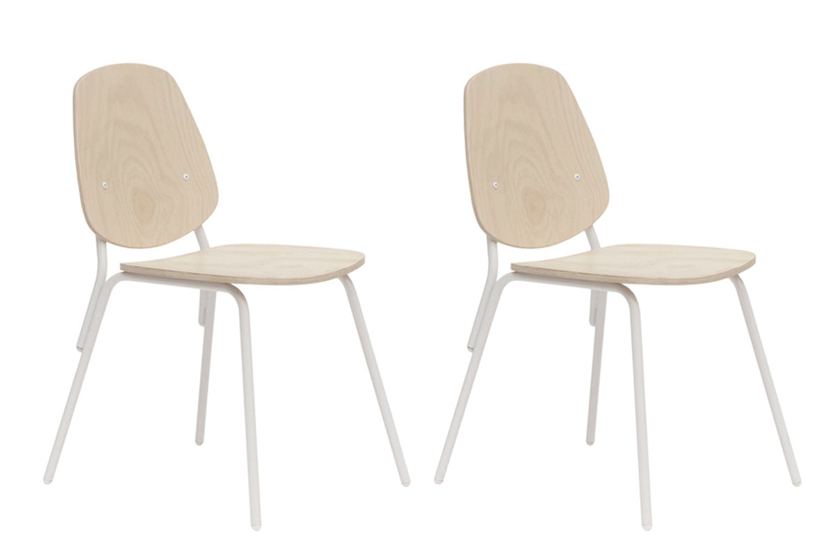 Juego de Comedor Linha Natural 4P + 4 Sillas Aula Natural