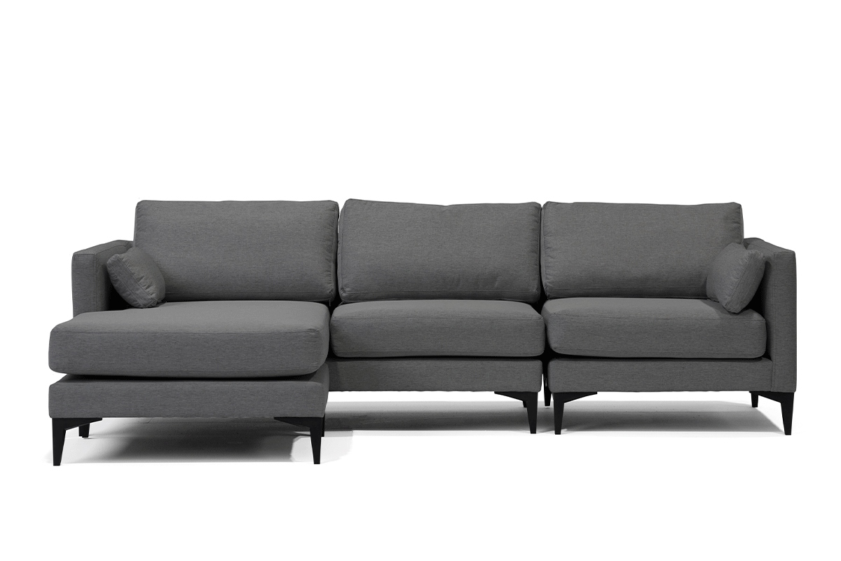 Sofá Seccional Milano Grafito - Medular Diseño Sofás