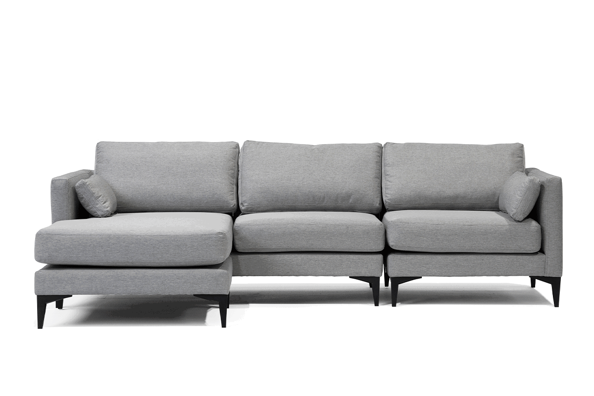 Sofá Seccional Milano Gris - Medular Diseño Sofás