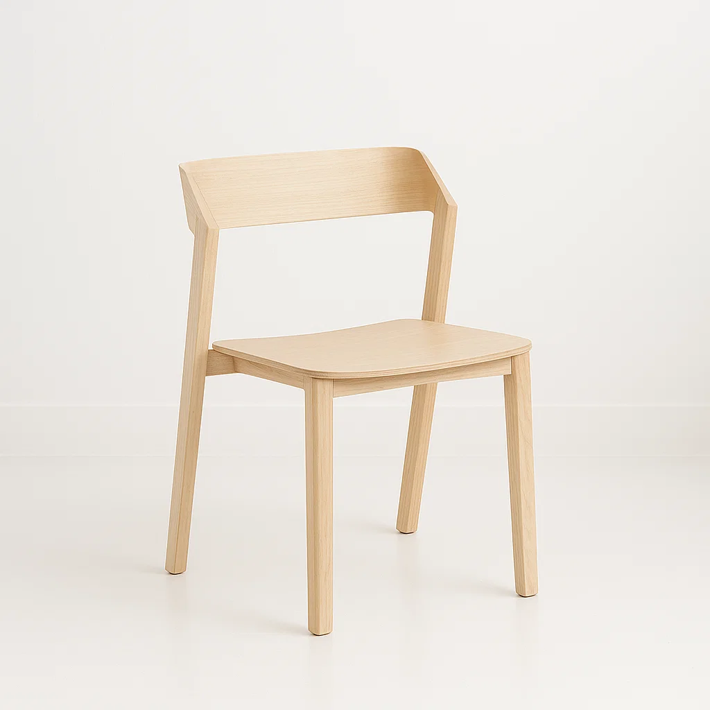 Juego Comedor Paladio Natural 6P + 6 Sillas Træstol