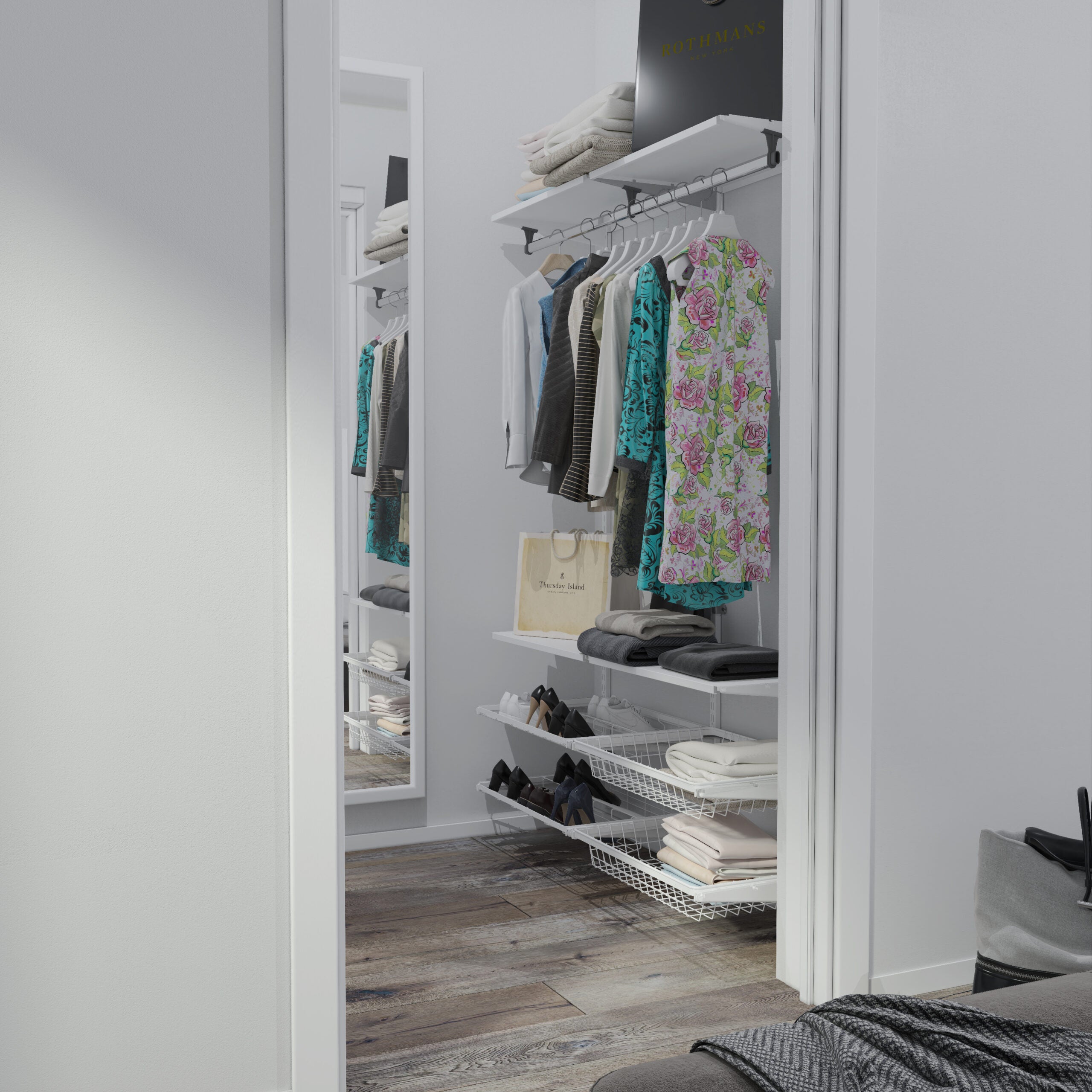 CLOSET PRONTO DUO C - Medular Diseño Repisa