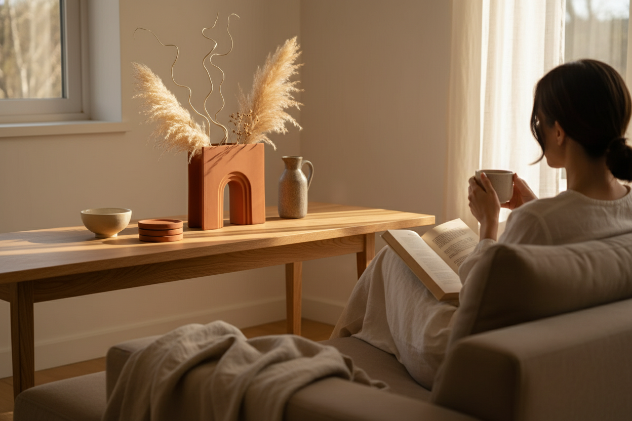 Jarrón Arco Terracota - Bolia