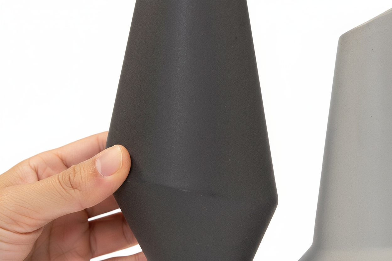 Jarrones Padre e Hijo Gris - Detalle