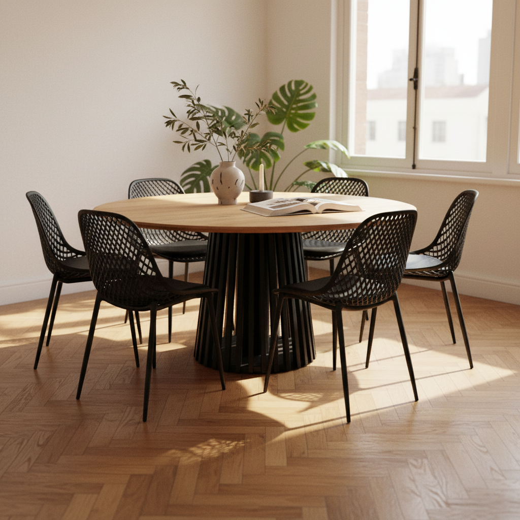 Juego de Comedor Palisade Lenga 6P + 6 Sillas Europa