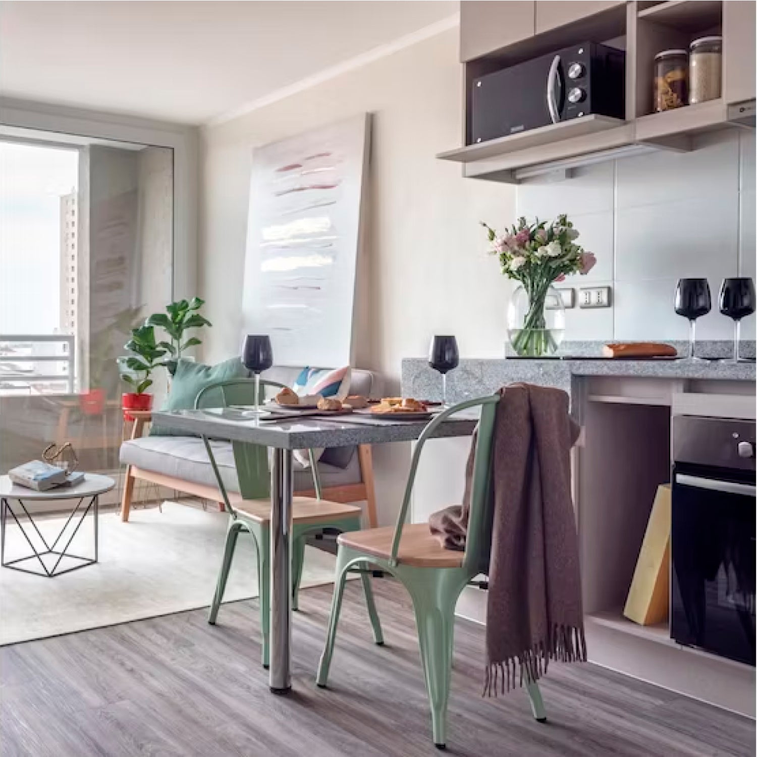 Silla Tolix Menta Asiento de Madera - Medular Diseño Silla