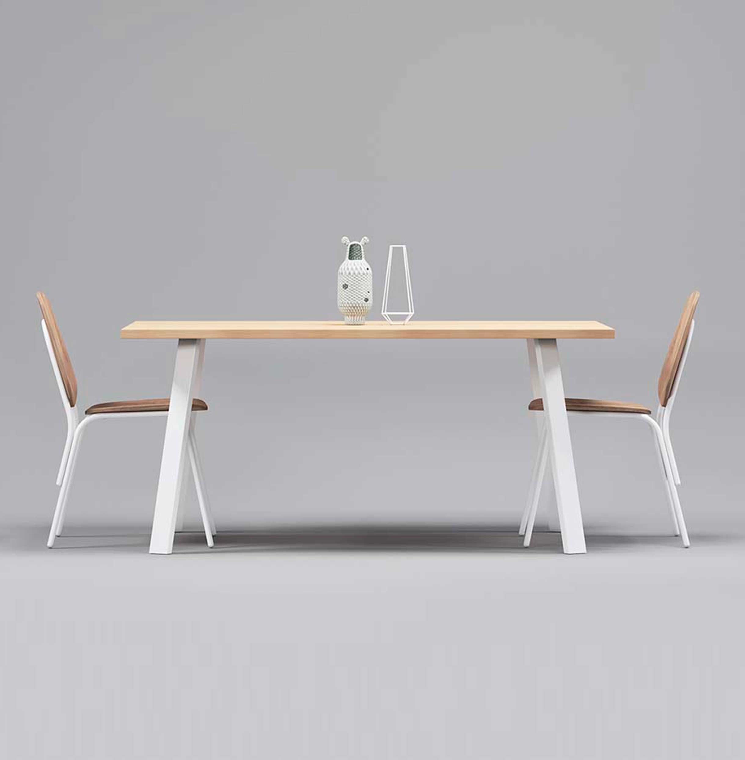 Juego de Comedor Paladio Natural 6P + 6 Sillas Aula Natural